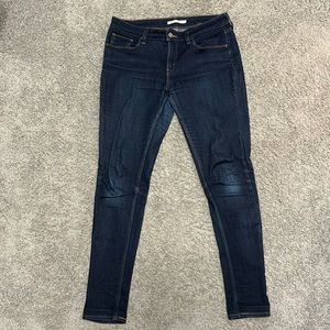 Levi’s dark wash 535 super skinny jeans